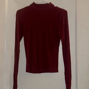 Red Dylan Ryan Long Sleeved Turtleneck